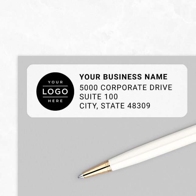 Rücksendeadresse von White Company mit dem Logo "C (Von Creator hochgeladen)