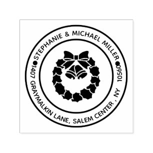 Rücksendeadresse Weihnachtsfest Permastempel