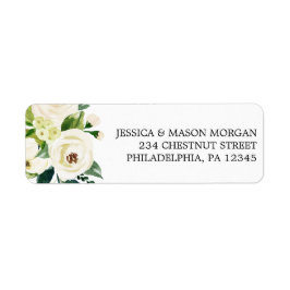 Rücksendeadresse: Weiße Rosen