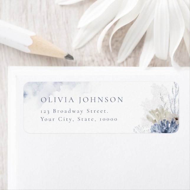 Rücksendeadresse zum Thema Blaue Korallen und Musc (Insitu)