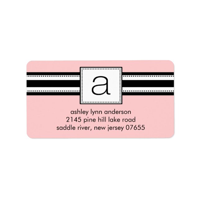 Rücksendeadressen-Aufkleber für den klassischen Bu Adressaufkleber (Vorne)