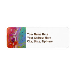 Rücksendeadressen-Aufkleber "Midnight Prickly Birn