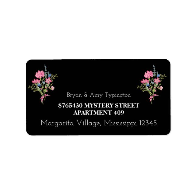 Rücksendeadressen-Aufkleber mit Dispenser Adressaufkleber (Vorne)