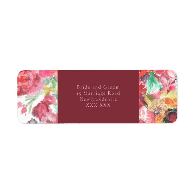 Rücksendeadressetikett (Vorne)