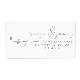 Rücksendeaufkleber für das Etikett.