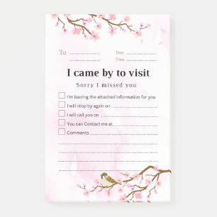 Rücksendebesuch Postit Hinweis 001 Post-it Klebezettel