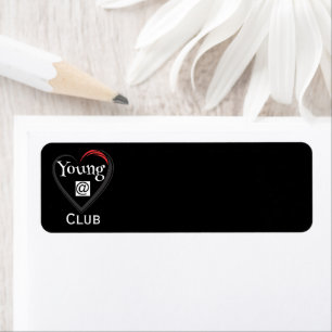 Rücksendeetikett des Young at Heart Clubs