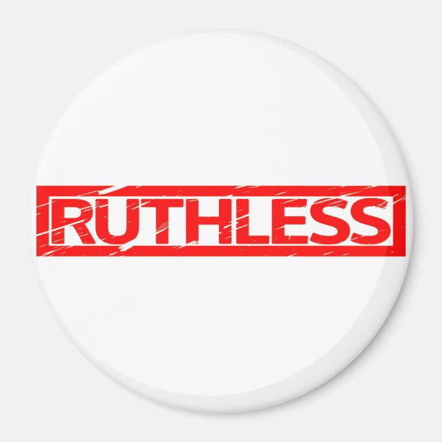 rücksichtslose Briefmarke Magnet (Vorne)