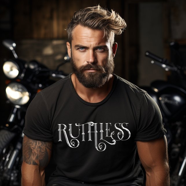 Rücksichtsloses Typografie-Design T-Shirt (Von Creator hochgeladen)