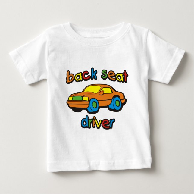 Rücksitzfahrer Baby T-shirt (Vorderseite)