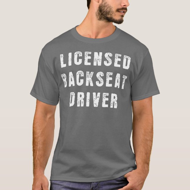 Rücksitzplatz für den Fahrgast - Fahrgast T-Shirt (Vorderseite)