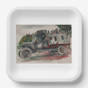 Rücksitztreiber Pappteller