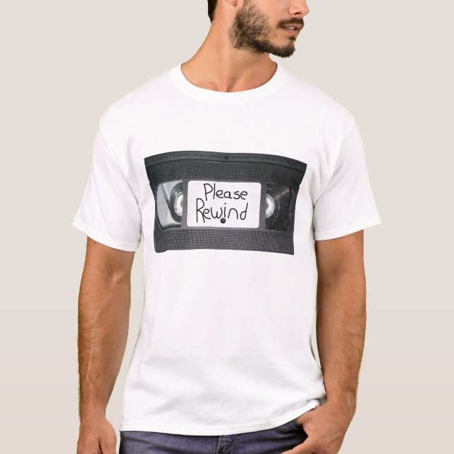 Rückspulen Sie bitte T-Shirt (Vorderseite)