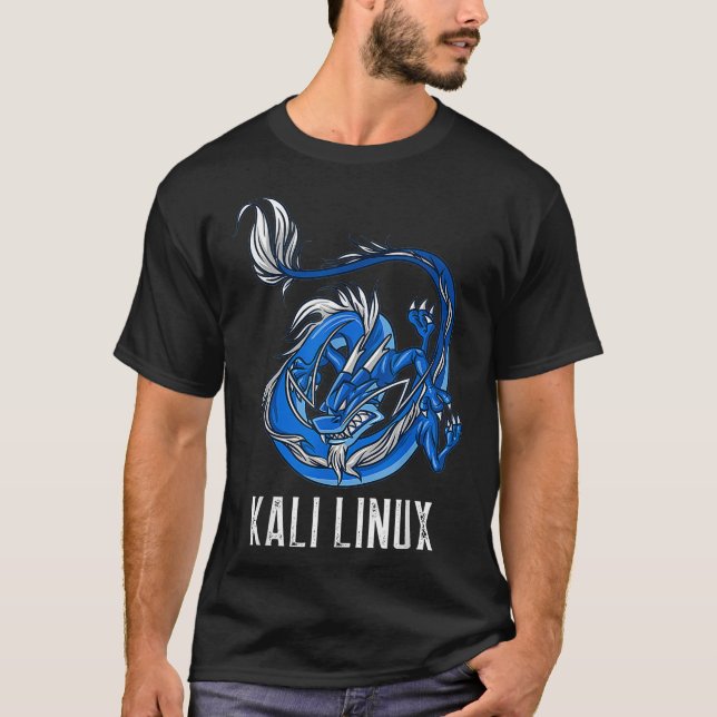 Rückspur Kali Linu Design mit Dragon T-Shirt (Vorderseite)