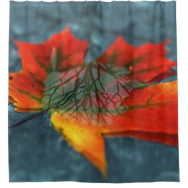 Rückstrahlduschvorhang Duschvorhang (Vorderseite)