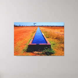 RÜCKSTRECKE 32 x 48 Leinwanddruck