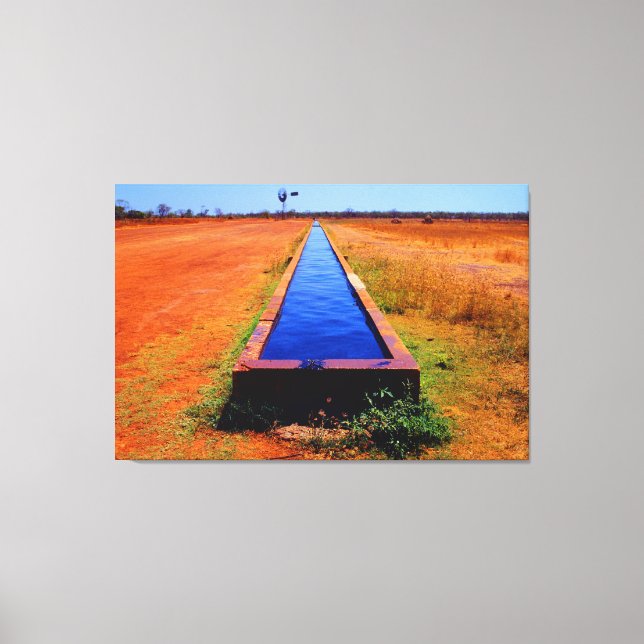 RÜCKSTRECKE 32 x 48 Leinwanddruck (Vorderseite)