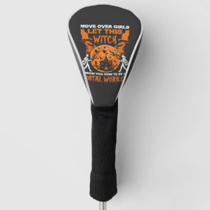 Rückt zur Seite Mädchen lasst Hexen-Postmitarbeite Golf Headcover