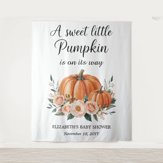 Rückwand für die individuell anpassbare KürbisBaby Wandteppich (Vorderseite)