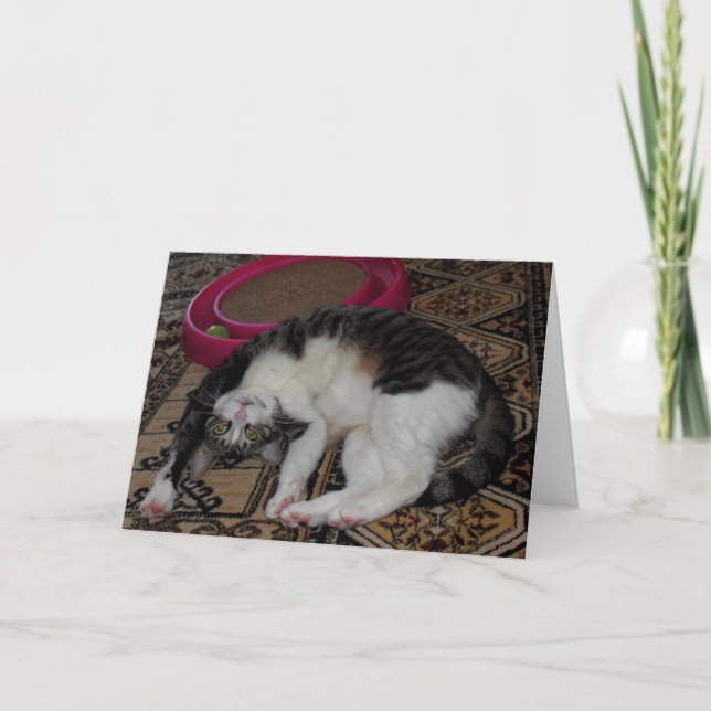 rückwärts gesprengt dankeskarte (Vorderseite)