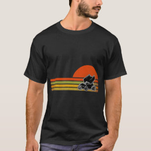 Rückwärts Vintage Sprint Car Dirt Streckenausweich T-Shirt