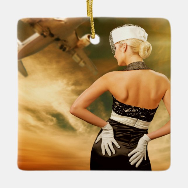 Rückwärtsflug - SRF Keramikornament (Vorderseite)