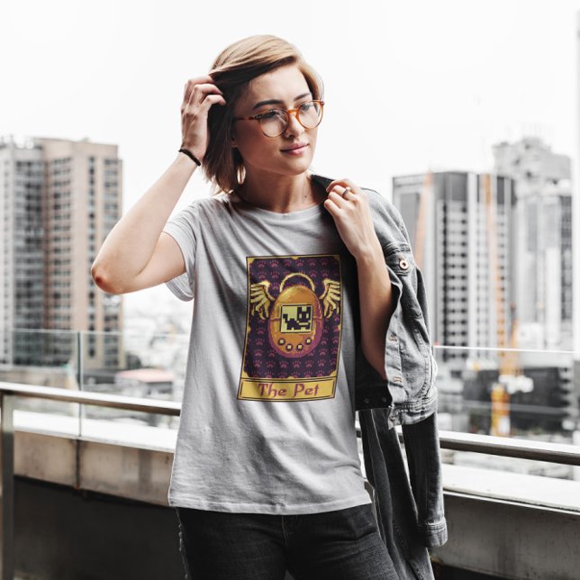 Rückwärtsspiel für Pixel-Tarot T-Shirt (Von Creator hochgeladen)
