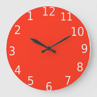 Rückwärtsverriegelung Große Wanduhr