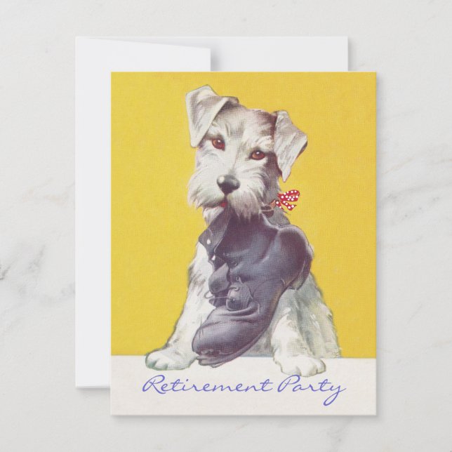 RÜCKZAHLUNGSPARTY EINLADUNG-Start jetzt Hundespiel Einladung (Vorderseite)