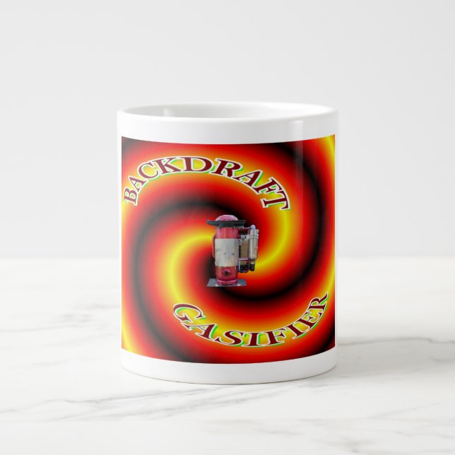Rückziehgaser Jumbo-Tasse (Vorderseite)