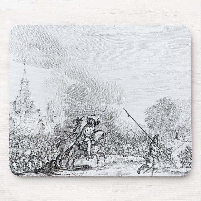 Rückzug vom Kampf von Worcester Mousepad (Vorne)