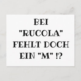 RUCOLA Fun Postkarte