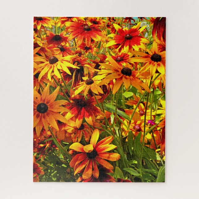 RUDBECKIA-BLUME PUZZLE (Vertikal)