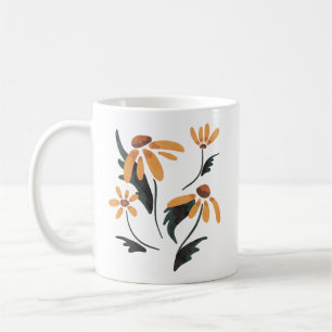 Rudbeckia Hirta Black-Mit Augen Susan-Ästhetische  Kaffeetasse