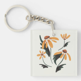 Rudbeckia Hirta Black-Mit Augen Susan-Ästhetische Schlüsselanhänger