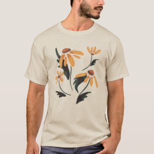 Rudbeckia Hirta Black-Mit Augen Susan-Ästhetische  T-Shirt