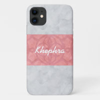 Ruddy Pink Batik Gray Name