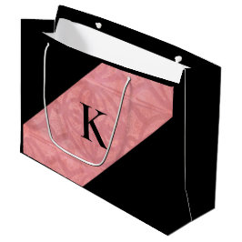 Ruddy Pink Batik Letter Große Geschenktüte