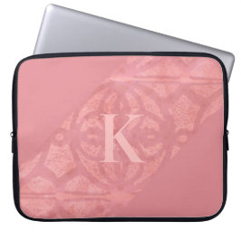 Ruddy Pink Batik Letter Laptopschutzhülle