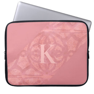 Ruddy Pink Batik Letter Laptopschutzhülle