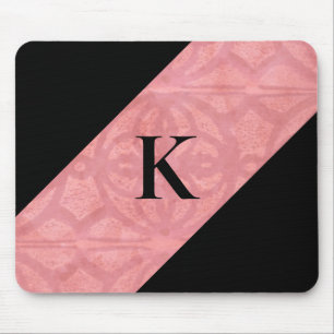 Ruddy Pink Batik Letter Mousepad
