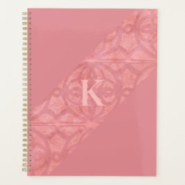 Ruddy Pink Batik Letter Planer