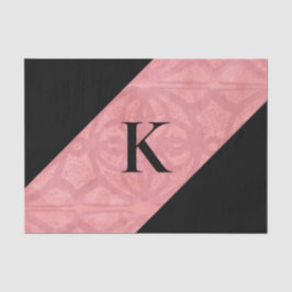 Ruddy Pink Batik Letter Seidenpapier