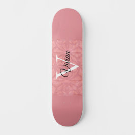 Ruddy Pink Batik Name Mit Monogramm Skateboard