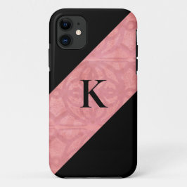Ruddy Pink Batik und Black Letter Case-Mate iPhone Hülle