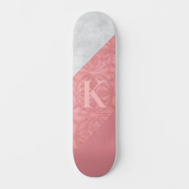 Ruddy Pink Batik und Graufarbenbrief Skateboard