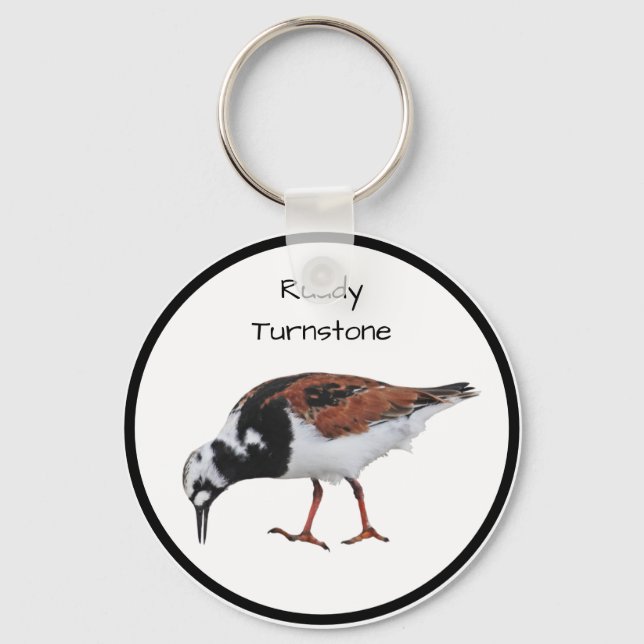 Ruddy Turnstone Schlüsselanhänger (Vorderseite)