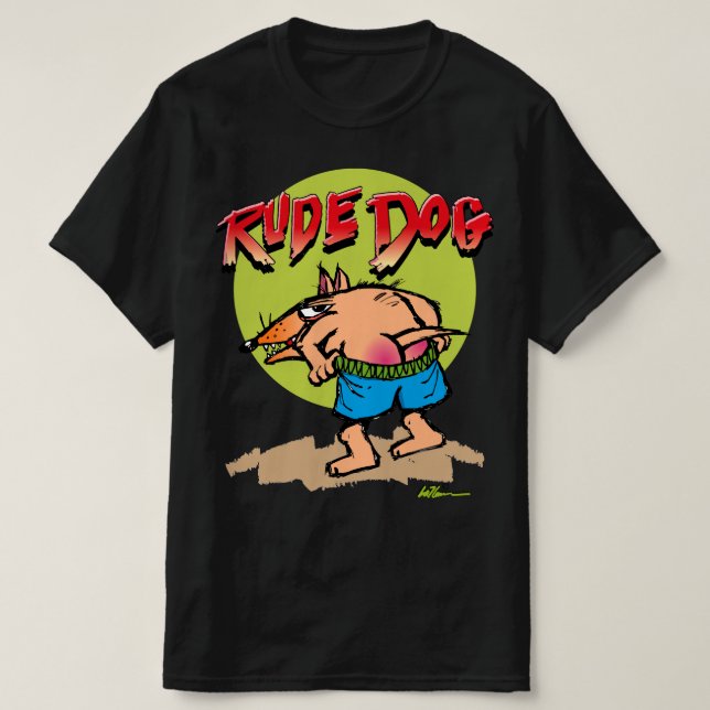 Rude Dog T - Shirt (Design vorne)