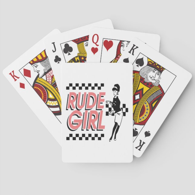 Rude Girl Spielkarten (Rückseite)