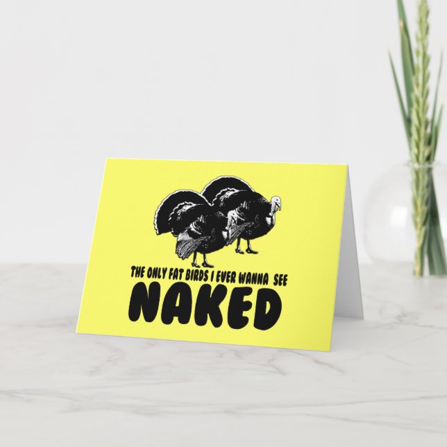 Rude Huhn Feiertagskarte (Vorderseite)